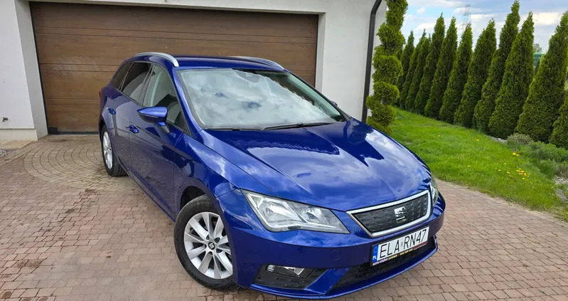 seat łódzkie Seat Leon cena 39999 przebieg: 154550, rok produkcji 2018 z Pabianice